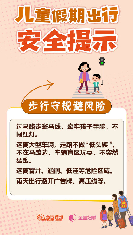 儿童假期出行安全家长周知!假期带娃出门,这些安全细节千万别大意 儿童假期出行安全家长周知!假期带娃出门,这些安全细节千万别大意