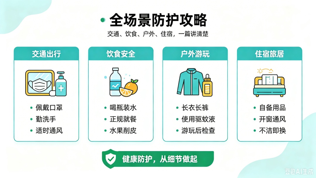 假期出游别大意!这些传染病需重点防范→ 假期出游别大意!这些传染病需重点防范→