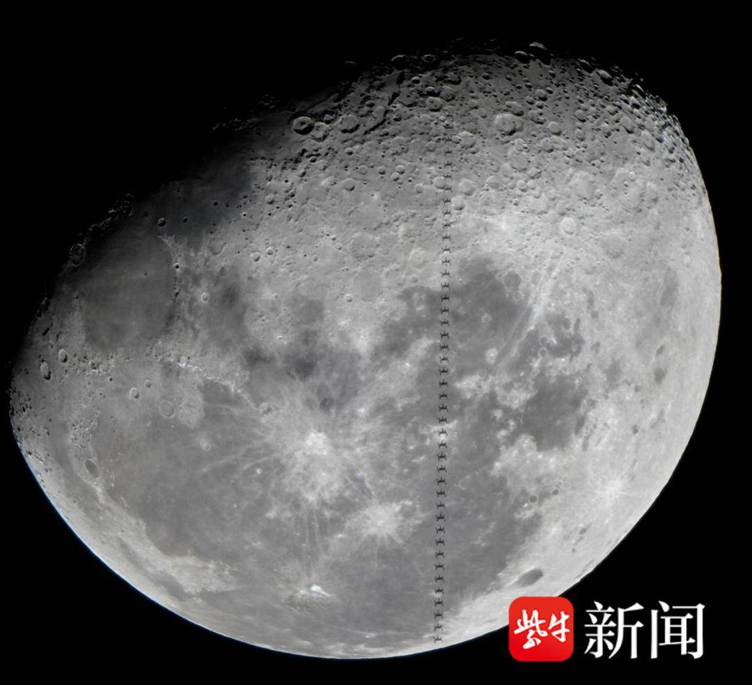 国庆凌晨拍下“天宫”凌月：常州小伙用超长焦记录不到一秒的浪漫