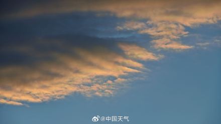 北京浪漫七彩晚霞