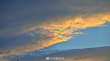 北京浪漫七彩晚霞