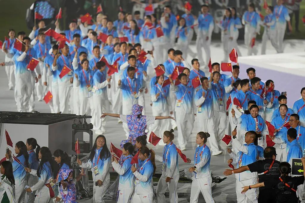 名古屋亚运会闭幕,中国位居榜首! 名古屋亚运会闭幕,中国位居榜首!