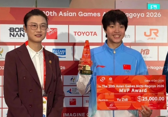 2026亚运会最有价值运动员出炉:男子汶颂、女子于子迪 2026亚运会最有价值运动员出炉:男子汶颂、女子于子迪