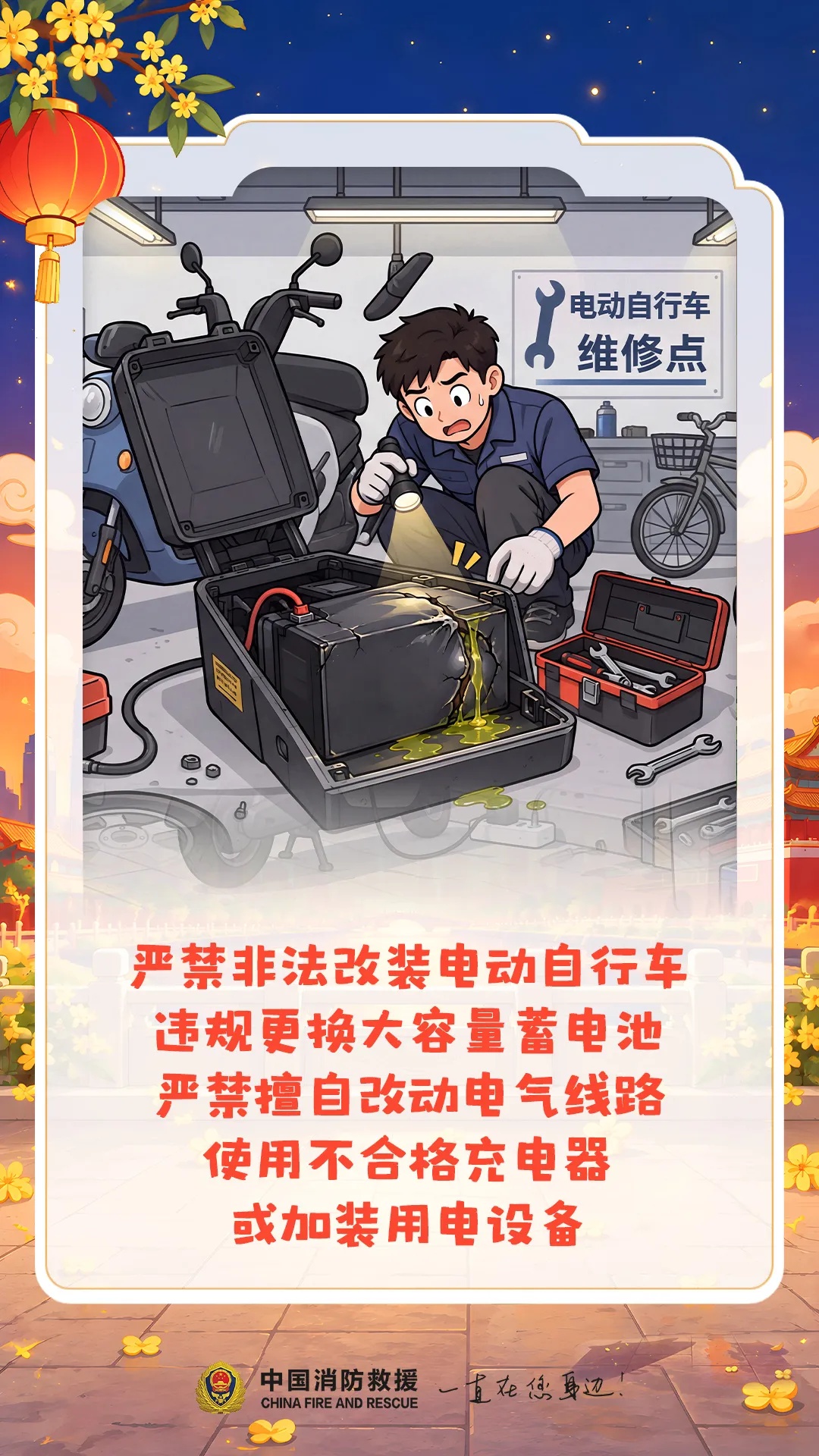 3辆车全烧了,损失近6000元,别再拿楼梯间当车库! 3辆车全烧了,损失近6000元,别再拿楼梯间当车库!
