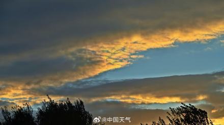 北京浪漫七彩晚霞