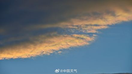 北京浪漫七彩晚霞