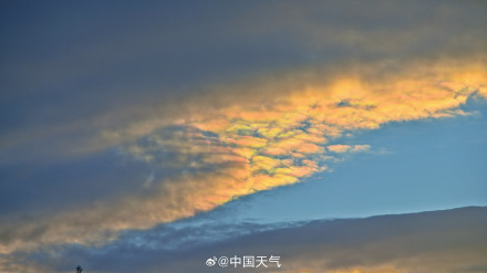北京浪漫七彩晚霞