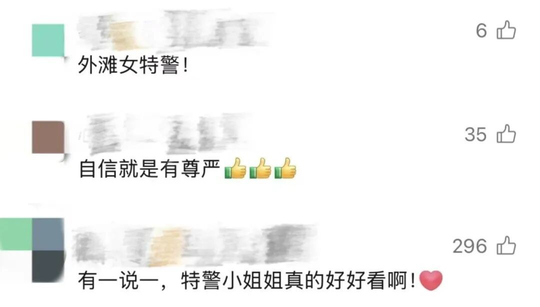 上海外滩一幕！外国游客合照欲搭肩，中国女特警婉拒，网友点赞：既礼貌又有威严