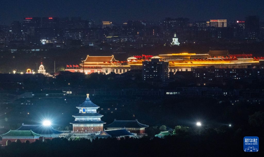 北京夜景璀璨