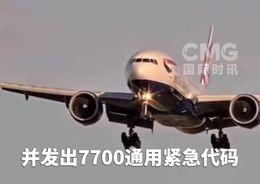 7分钟急坠8230米！一架飞往美国的客机发出7700通用紧急代码，之后紧急返航