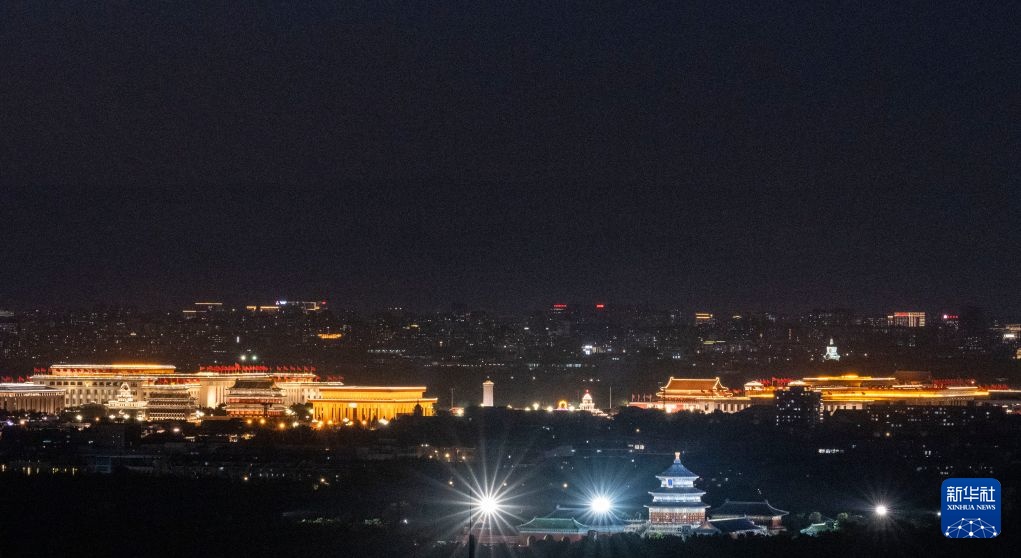 北京夜景璀璨