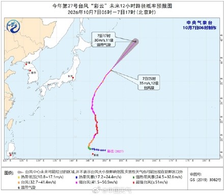 “彩云”“诺洛”“小熊”三台风未来对我国海域无影响 “彩云”“诺洛”“小熊”三台风未来对我国海域无影响
