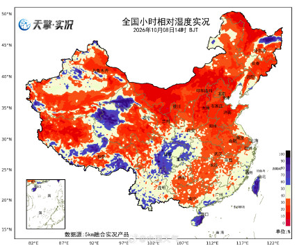 南北气温走势不同！沈阳、上海气温湿度几乎“复制粘贴”