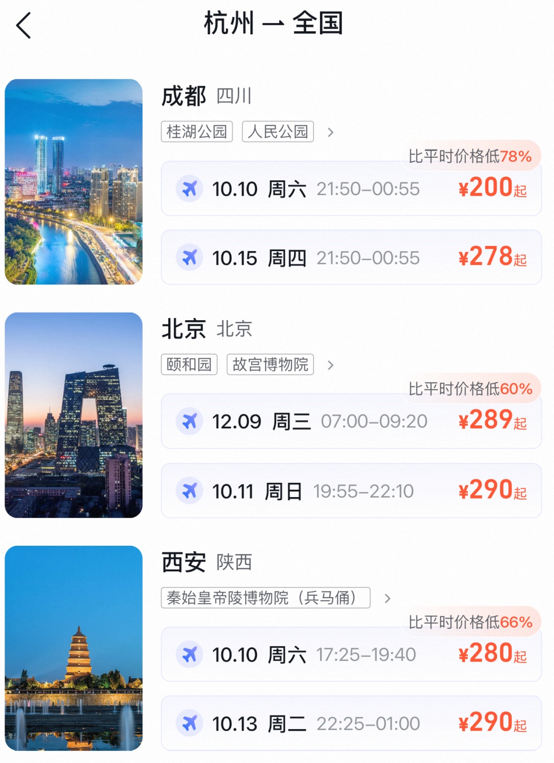 机票价格大跳水,“4000多元跌到1000元左右”;有的低至“2”字头,很多人捡漏 机票价格大跳水,“4000多元跌到1000元左右”;有的低至“2”字头,很多人捡漏