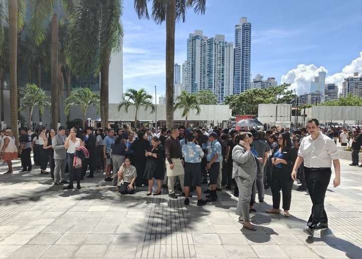 新华社记者直击巴拿马强震:首都震感强烈 新华社记者直击巴拿马强震:首都震感强烈