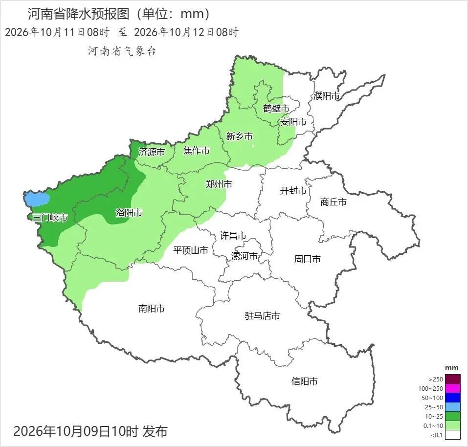 河南今天多地最高气温突破30°C，明起西部有降雨，局部大雨，最低气温即将“跳水”