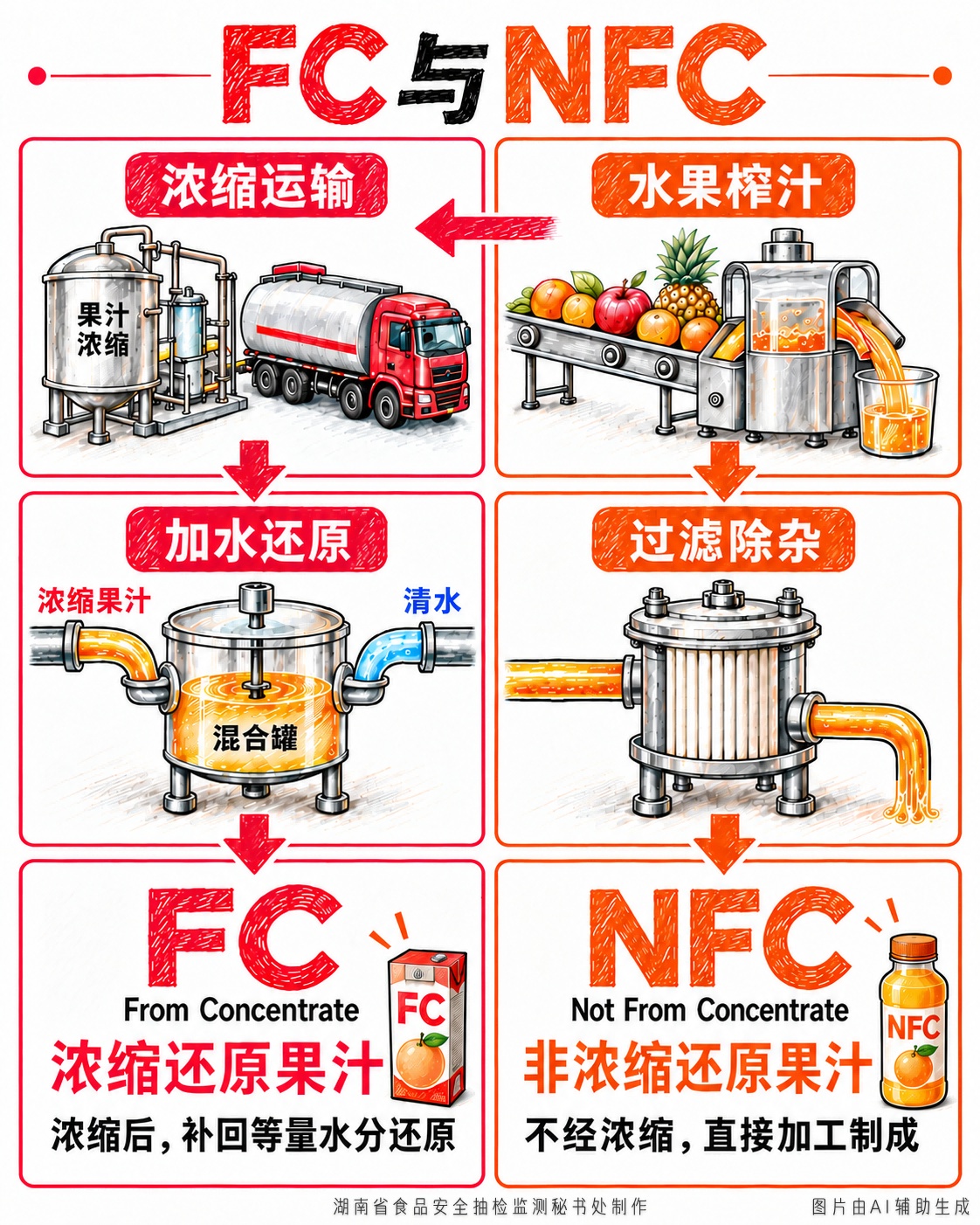 果汁选购消费提示 果汁选购消费提示