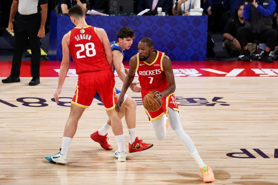 杜兰特15分申京三双 火箭NBA中国赛首战力克独行侠