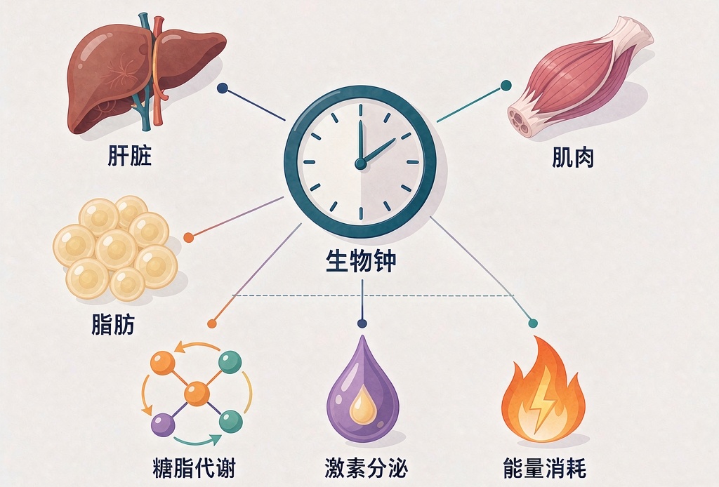 努力减脂仍然瘦不下来?建议查查生物钟 努力减脂仍然瘦不下来?建议查查生物钟