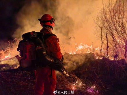 蒙古国草原火逼近我边境 蒙古国草原火逼近我边境