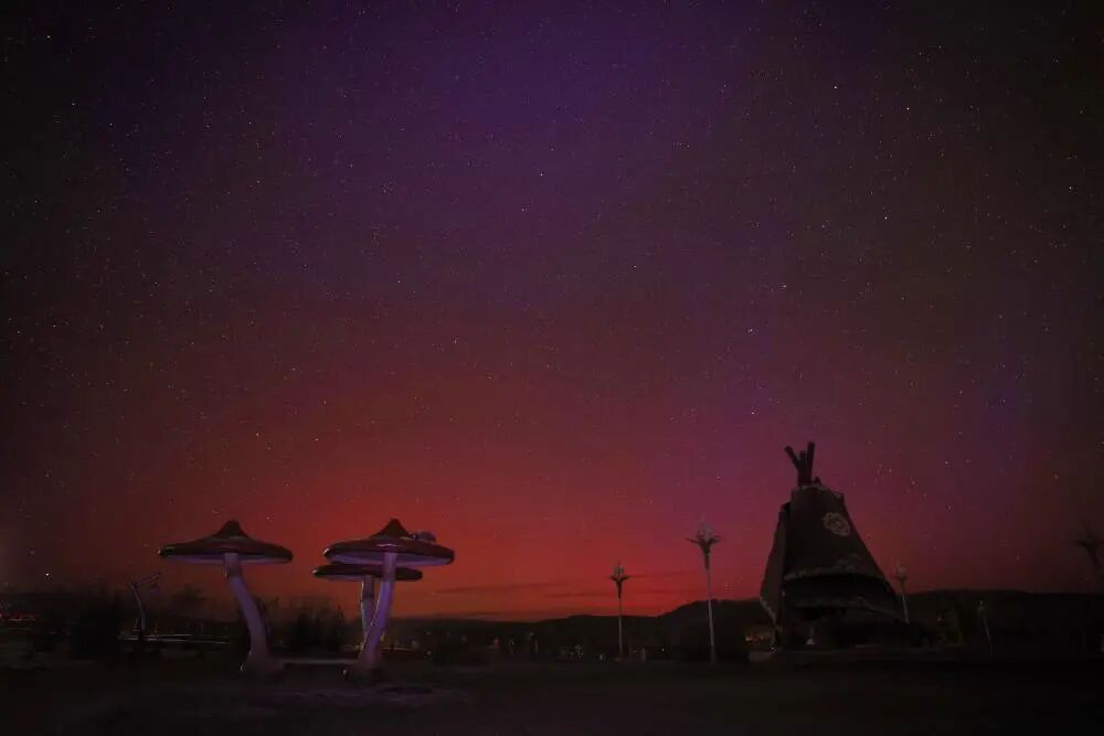 黑龙江多地观测到极光 黑龙江多地观测到极光
