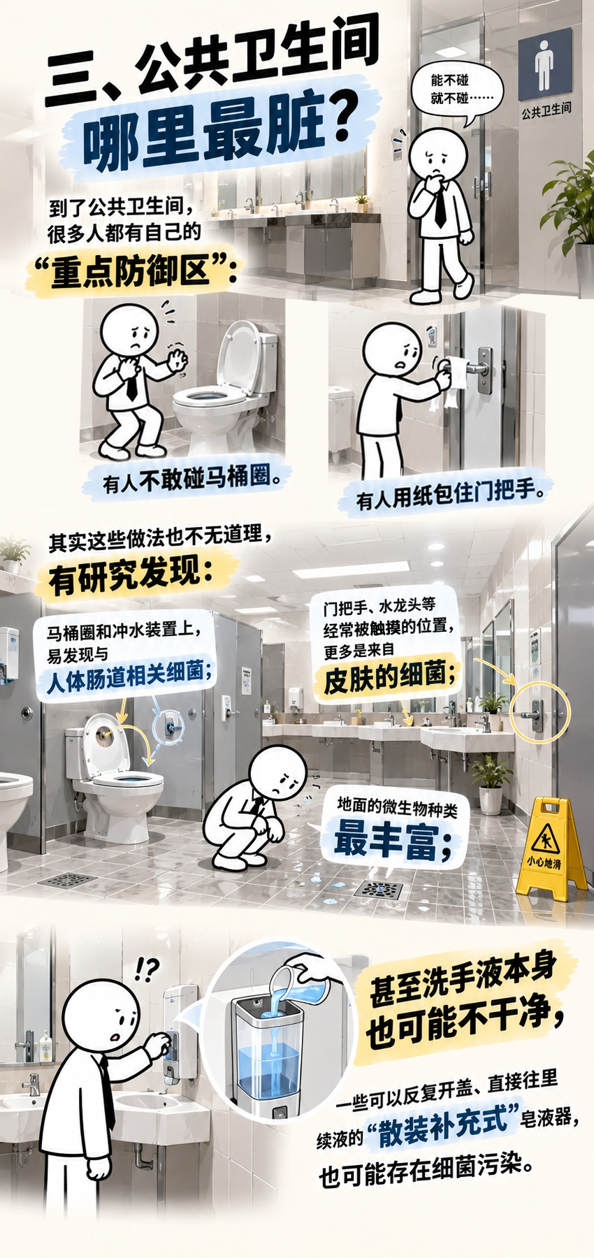 你以为隔着厕纸就没碰到？厕所里这些事，比你想的复杂