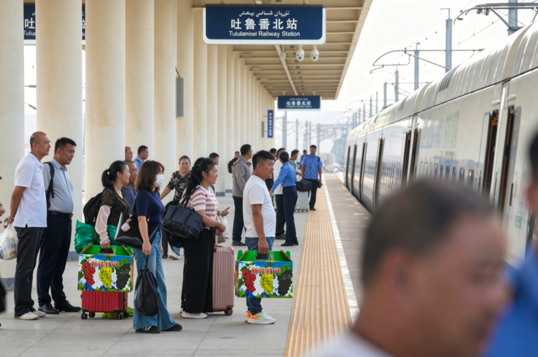 步行可到机场，这座高铁站近期客流火爆