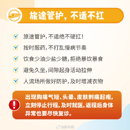 带爸妈出游健康防护别忽视! 带爸妈出游健康防护别忽视!