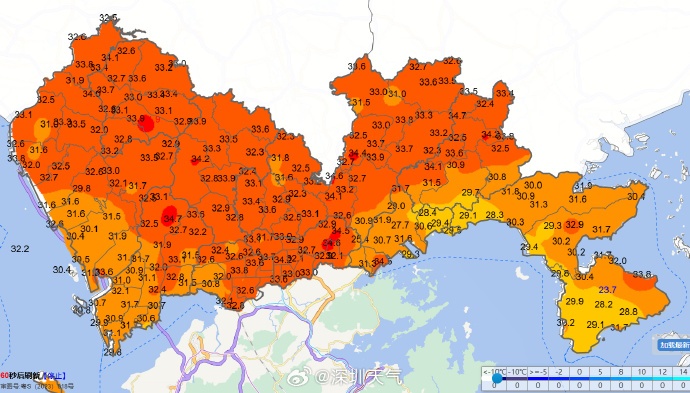 多区站点突破30℃！深圳今年究竟何时入秋？气象专家回应