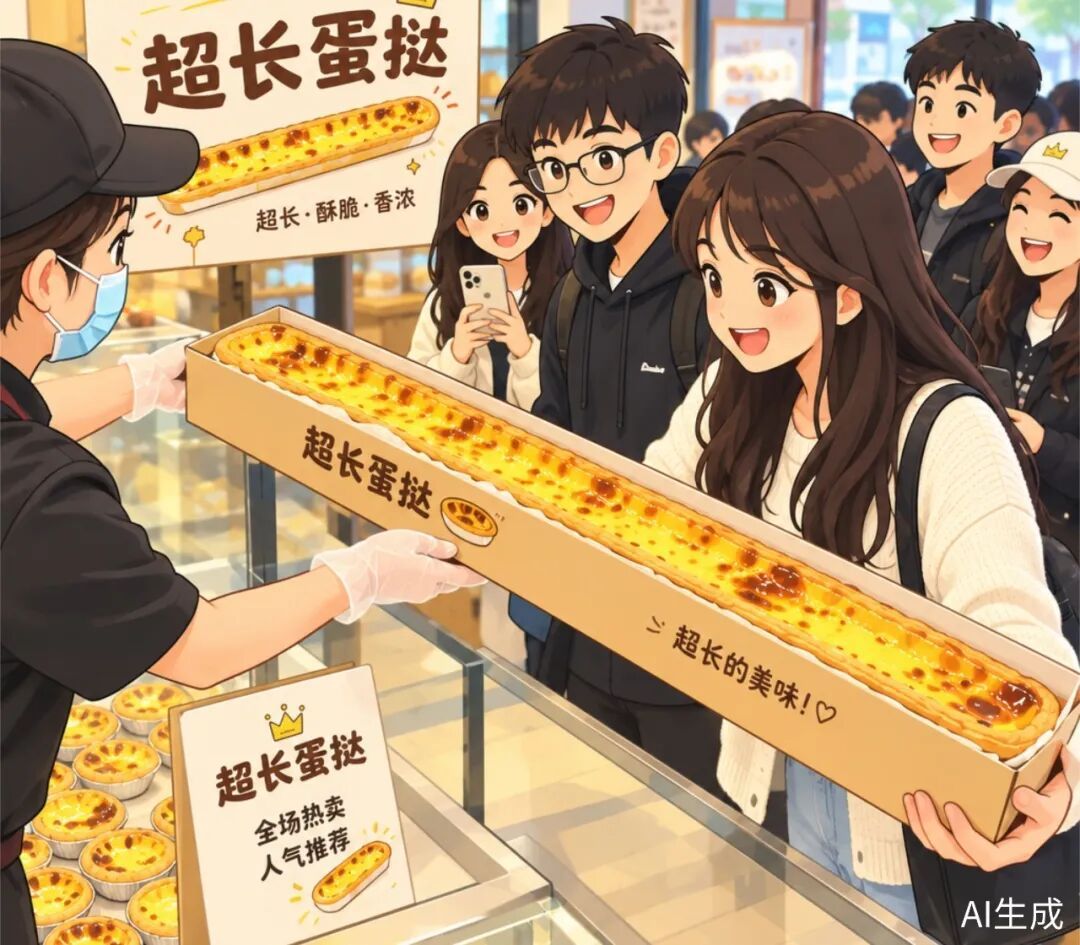 “超长蛋挞”要凉了？打卡尝鲜，别忽视健康负担