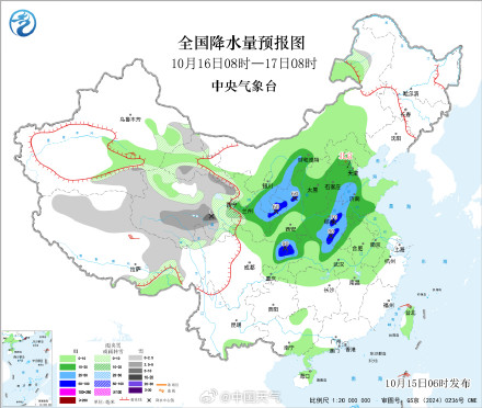 大范围降水即将登场 北方或现同期少见强降雨局地有大暴雨