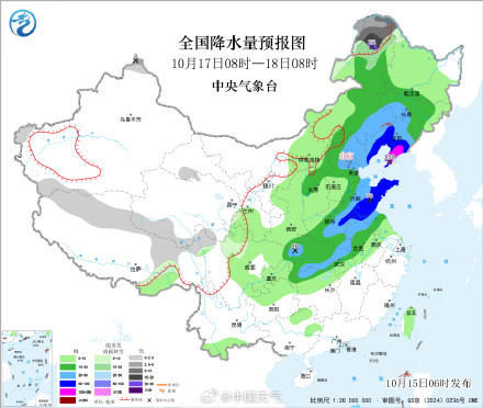 大范围降水即将登场 北方或现同期少见强降雨局地有大暴雨