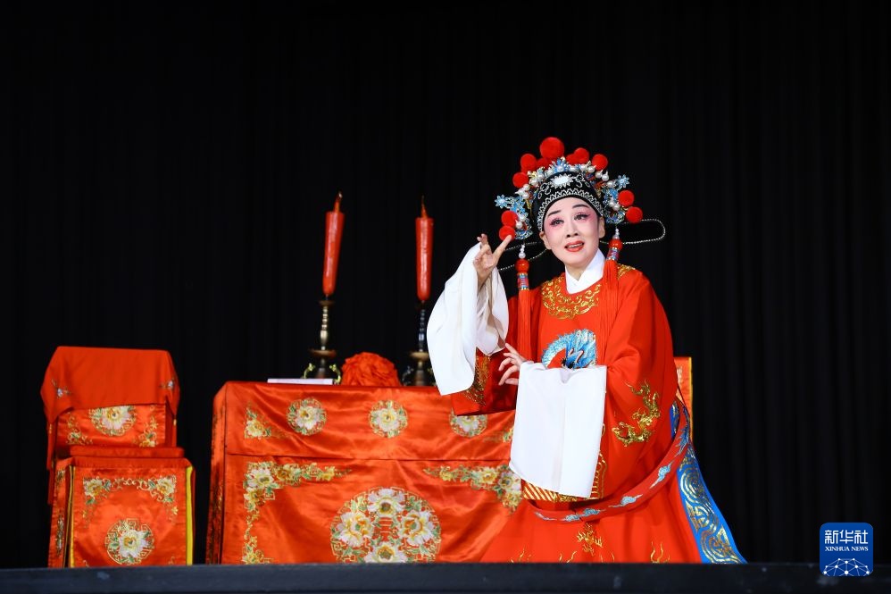 黄梅戏《女驸马》在德上演展现东方戏韵 黄梅戏《女驸马》在德上演展现东方戏韵