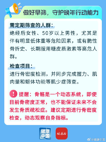 预防骨质疏松症不能只补钙!骨肌同管,避开3个误区 预防骨质疏松症不能只补钙!骨肌同管,避开3个误区