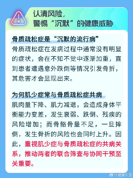 预防骨质疏松症不能只补钙!骨肌同管,避开3个误区 预防骨质疏松症不能只补钙!骨肌同管,避开3个误区