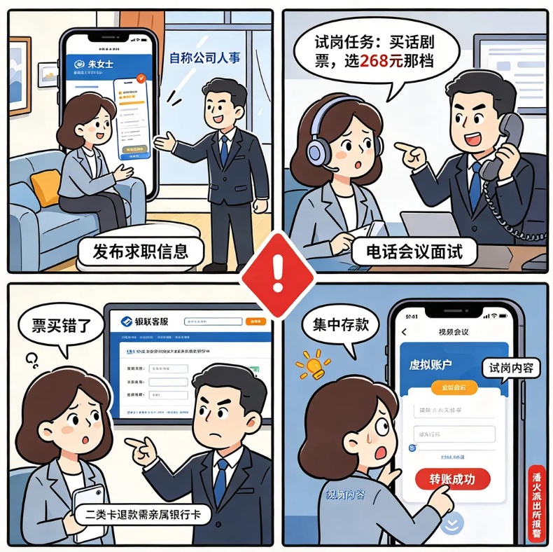 名为"试岗"实为转账，入职前要求垫资、转账，都是骗局