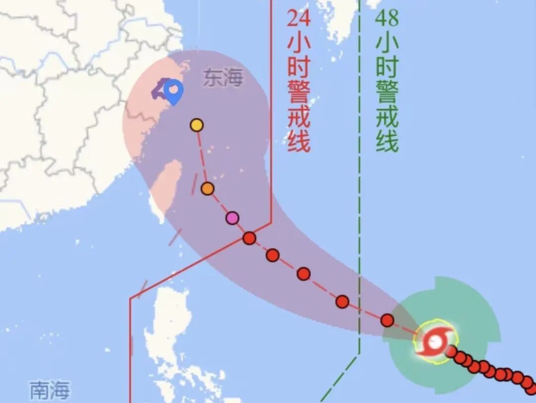 17级超强台风“蔷琵”逼近警戒线！南京气象最新预测