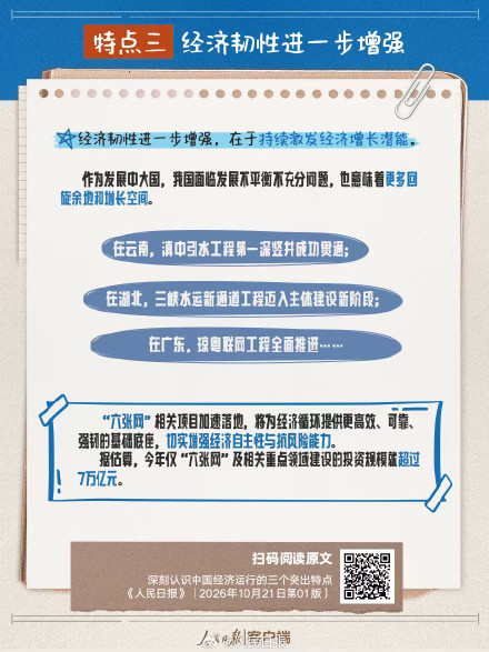 转存！中国经济运行的3个突出特点