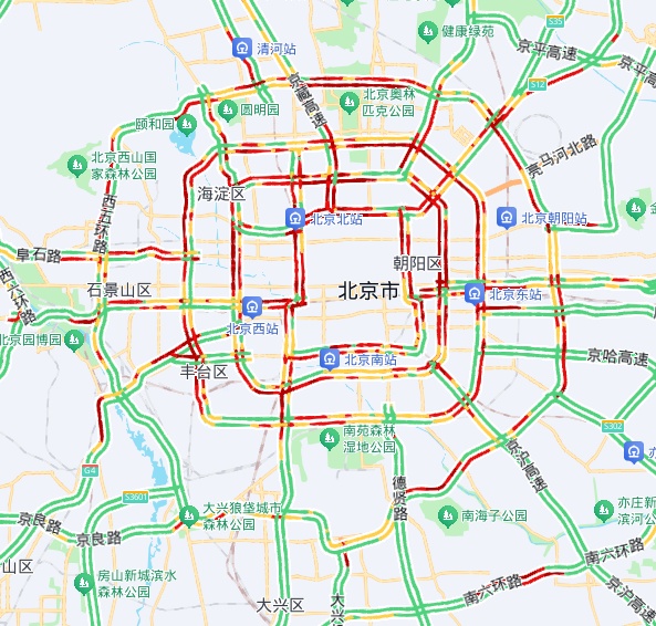 北京：周五晚高峰交通压力大，周末赏秋热度高大型活动多