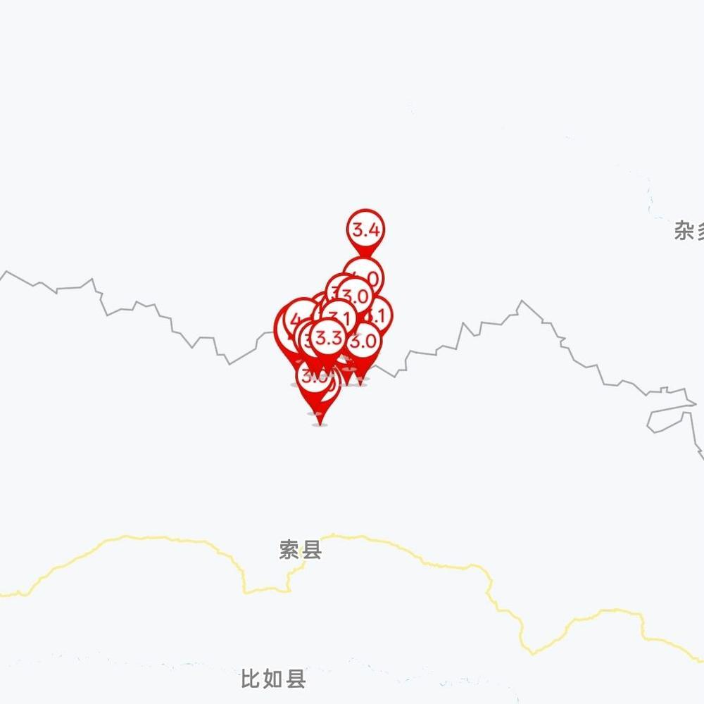 西藏巴青7.0级地震 截至今日12时记录余震501次 西藏巴青7.0级地震 截至今日12时记录余震501次