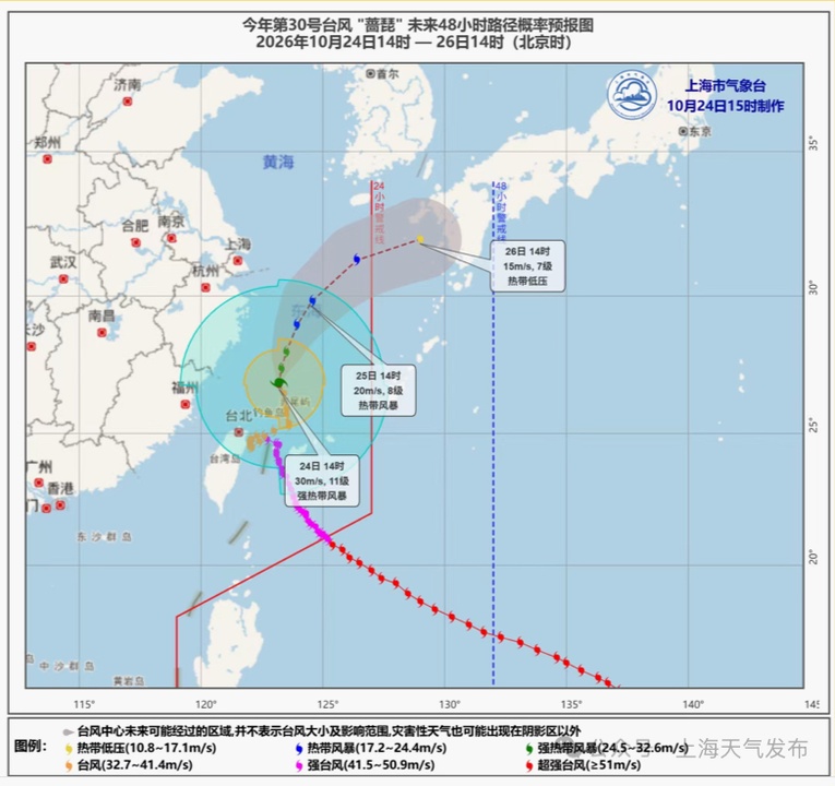 台风蔷琵结构被破坏,上海还有雨吗?气象部门:仍需防范“细水长流”型风雨 台风蔷琵结构被破坏,上海还有雨吗?气象部门:仍需防范“细水长流”型风雨
