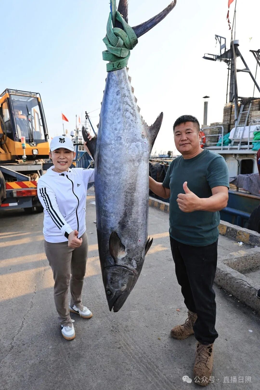 罕见 | 268斤“鲅鱼王”!体长2.46米!网友:这得包多少盘水饺? 罕见 | 268斤“鲅鱼王”!体长2.46米!网友:这得包多少盘水饺?