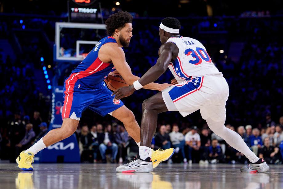 NBA-坎宁安26分詹姆斯18+5 活塞送76人赛季首败