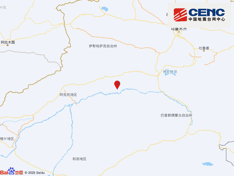 新疆阿克苏地区库车市发生3.6级地震，震源深度18千米