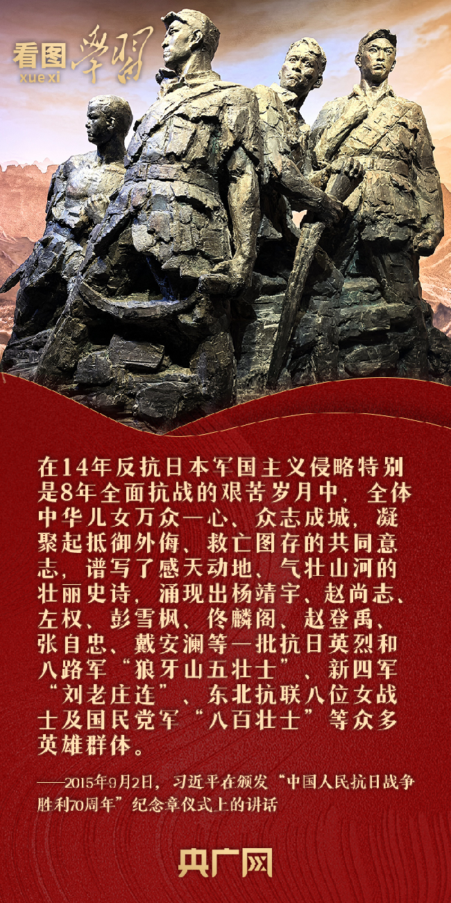 看图学习丨缅怀抗战先烈 和总书记一起致敬英雄