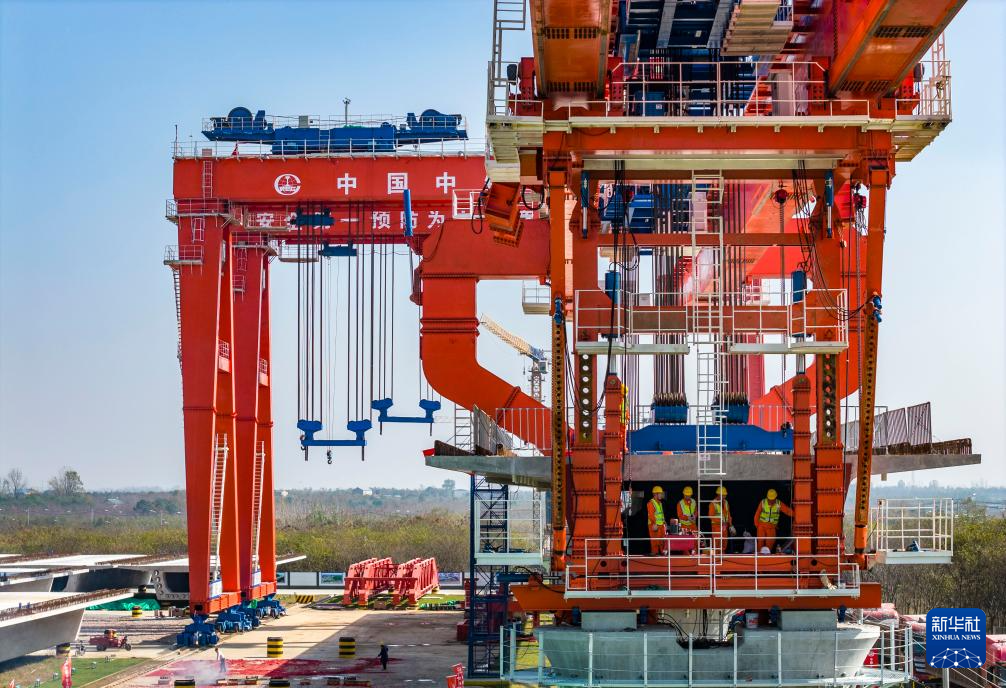 合武高铁安徽段全面进入箱梁架设阶段