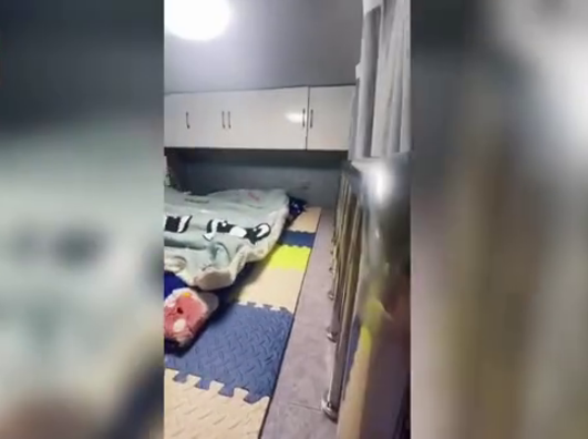 男子将18平米车库改造成温馨小窝，网友羡慕：不怕跟媳妇吵架了