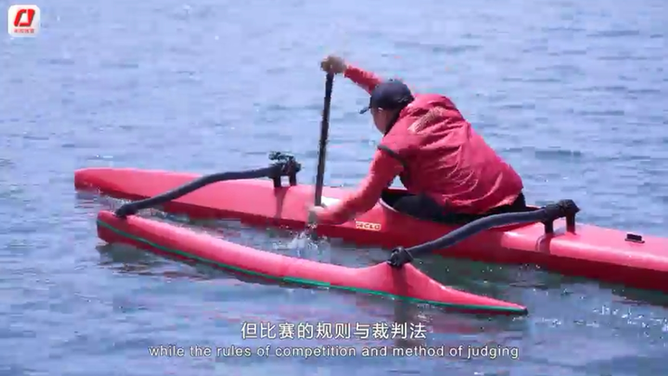 亚残运皮划艇:青山绿水间 上演水上“速度与激情” 亚残运皮划艇:青山绿水间 上演水上“速度与激情”