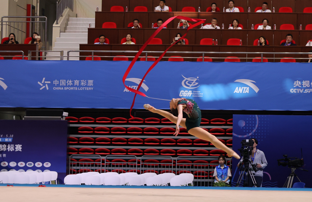 艺术体操全锦赛:王子露强势夺得个人全能冠军