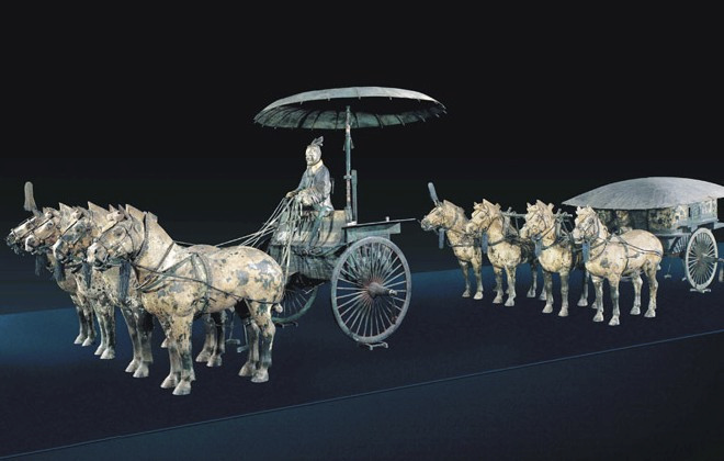 文博日历丨“节约”“比较”都源于它 秦代“座驾”藏着多少现代密码?